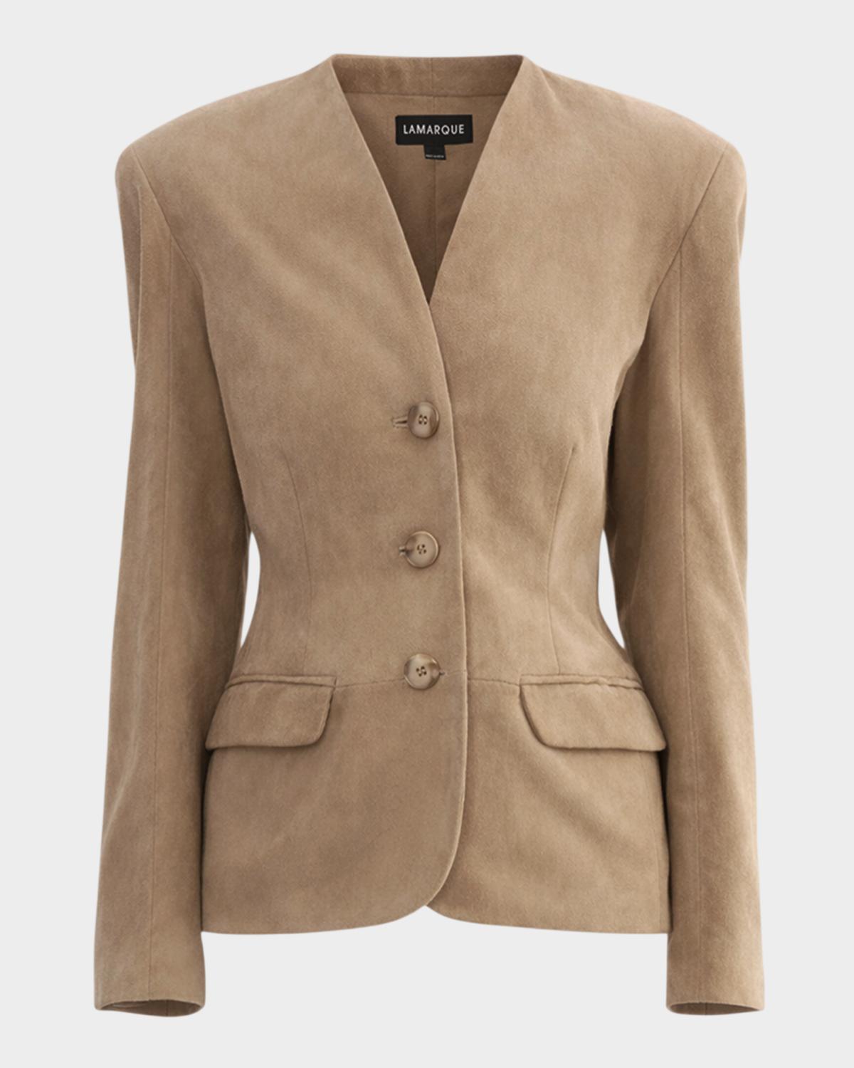 LaMarque Abitha Hourglass Suede Jacket