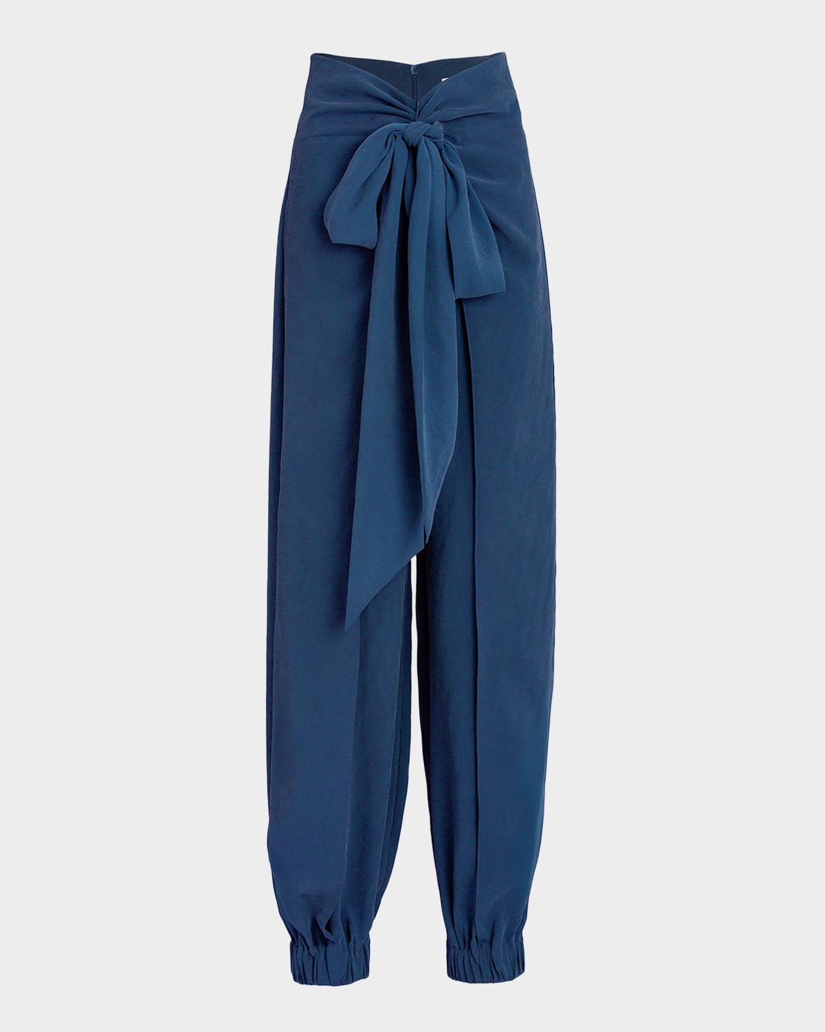 Silvia Tcherassi Felipe Large Bow Balloon Pants