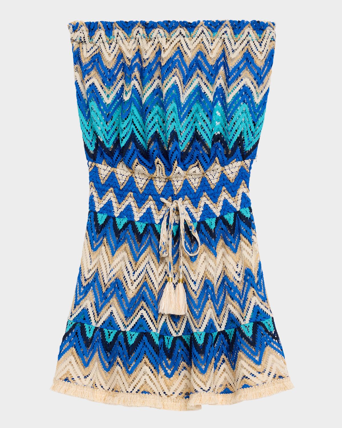 Ramy Brook Chevron Lauryn Mini Dress Coverup