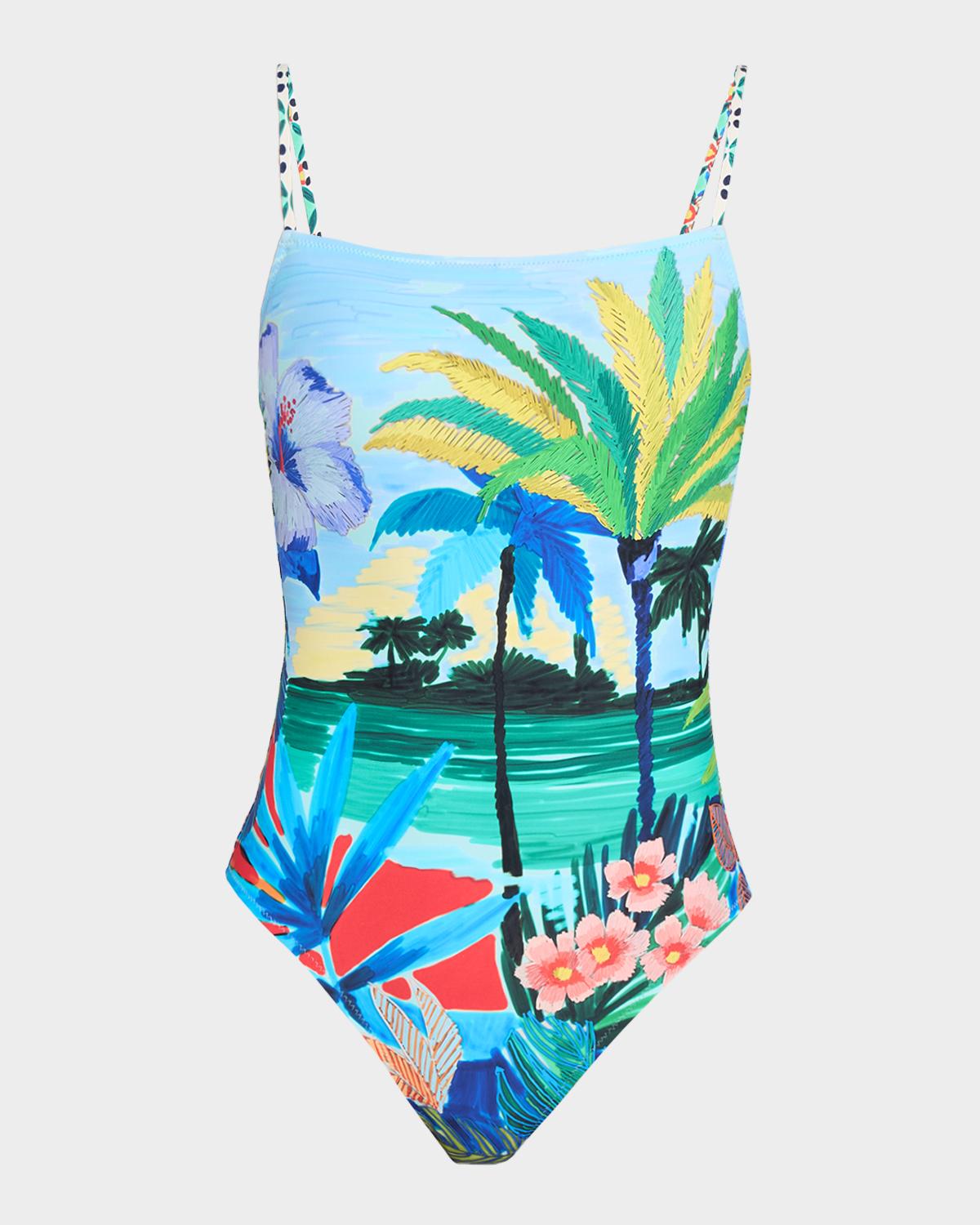 Johnny Was Paradis One-Piece Swimsuit
