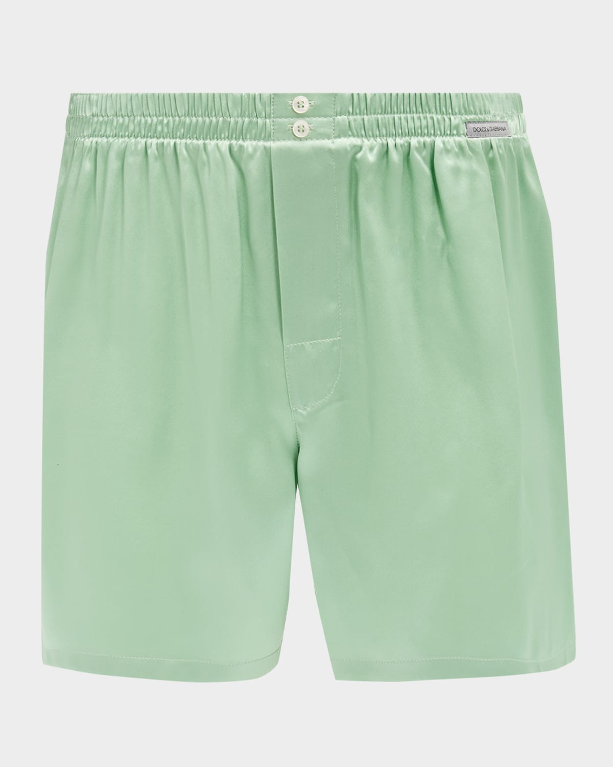 Dolce & Gabbana Men 's Sporty Silk Boxer Shorts