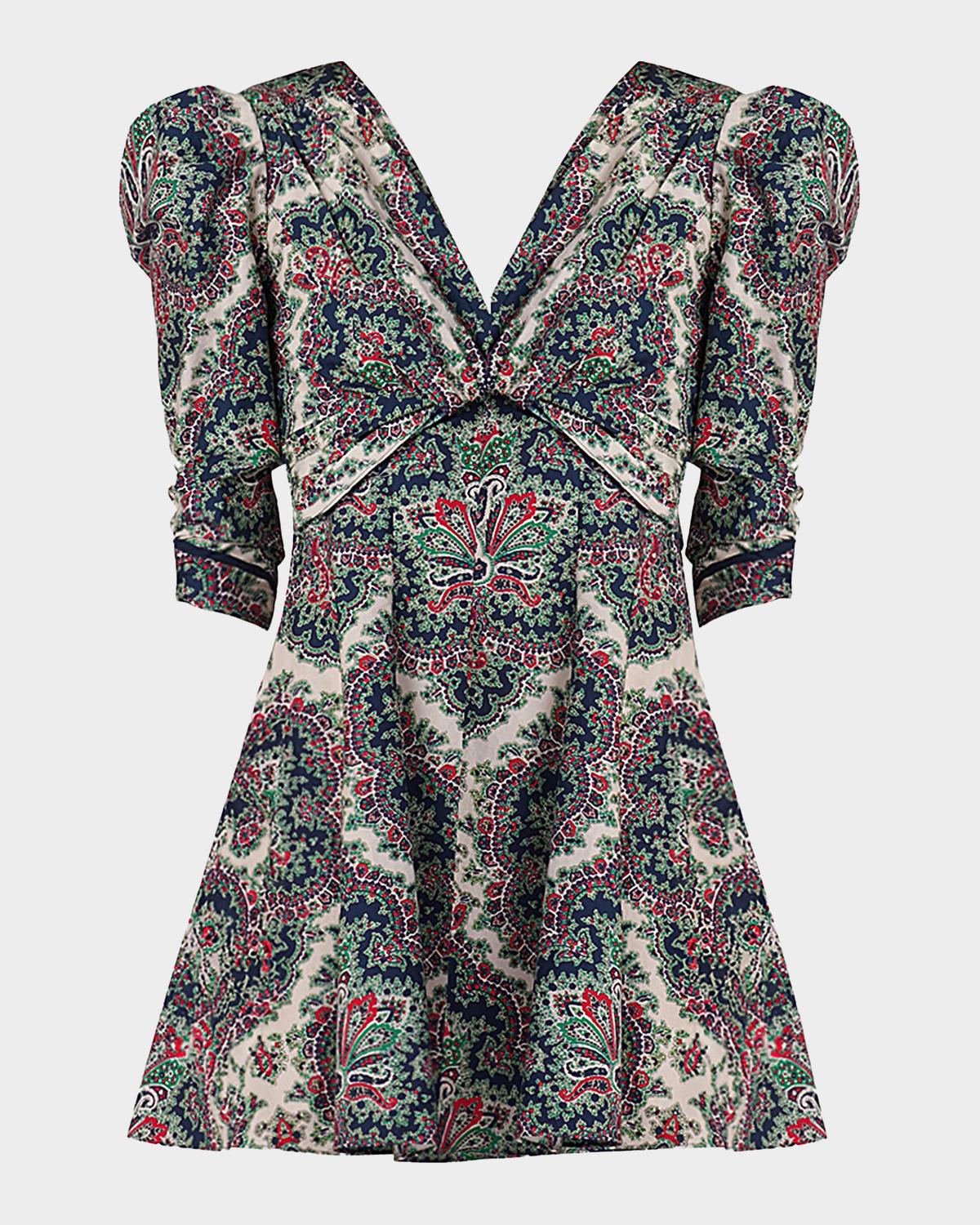 Shoshanna Natalya Floral-Print Mini Dress