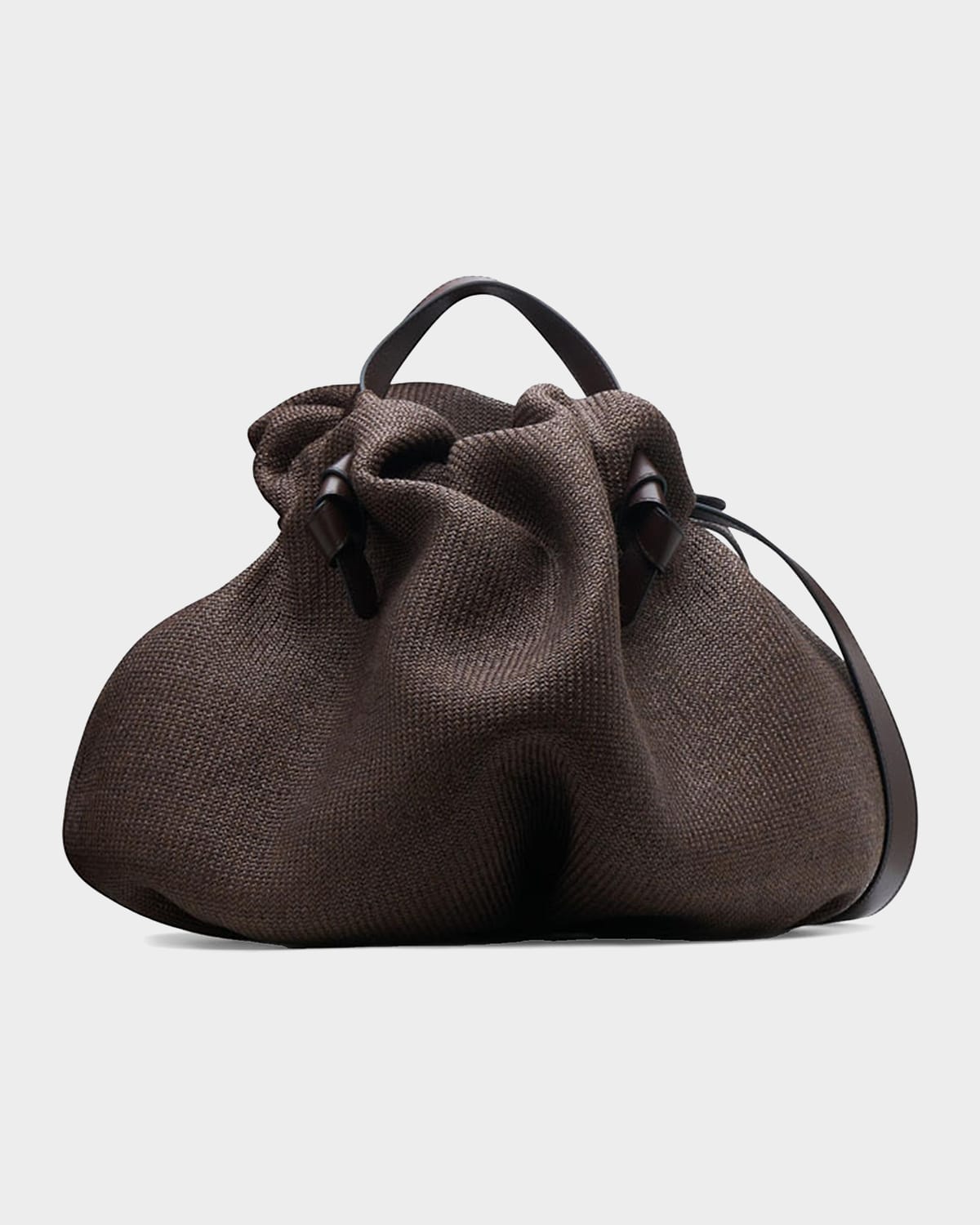 Neous Taurus Dumpling Raffia-Leather Tote Bag | Thumbnail 4