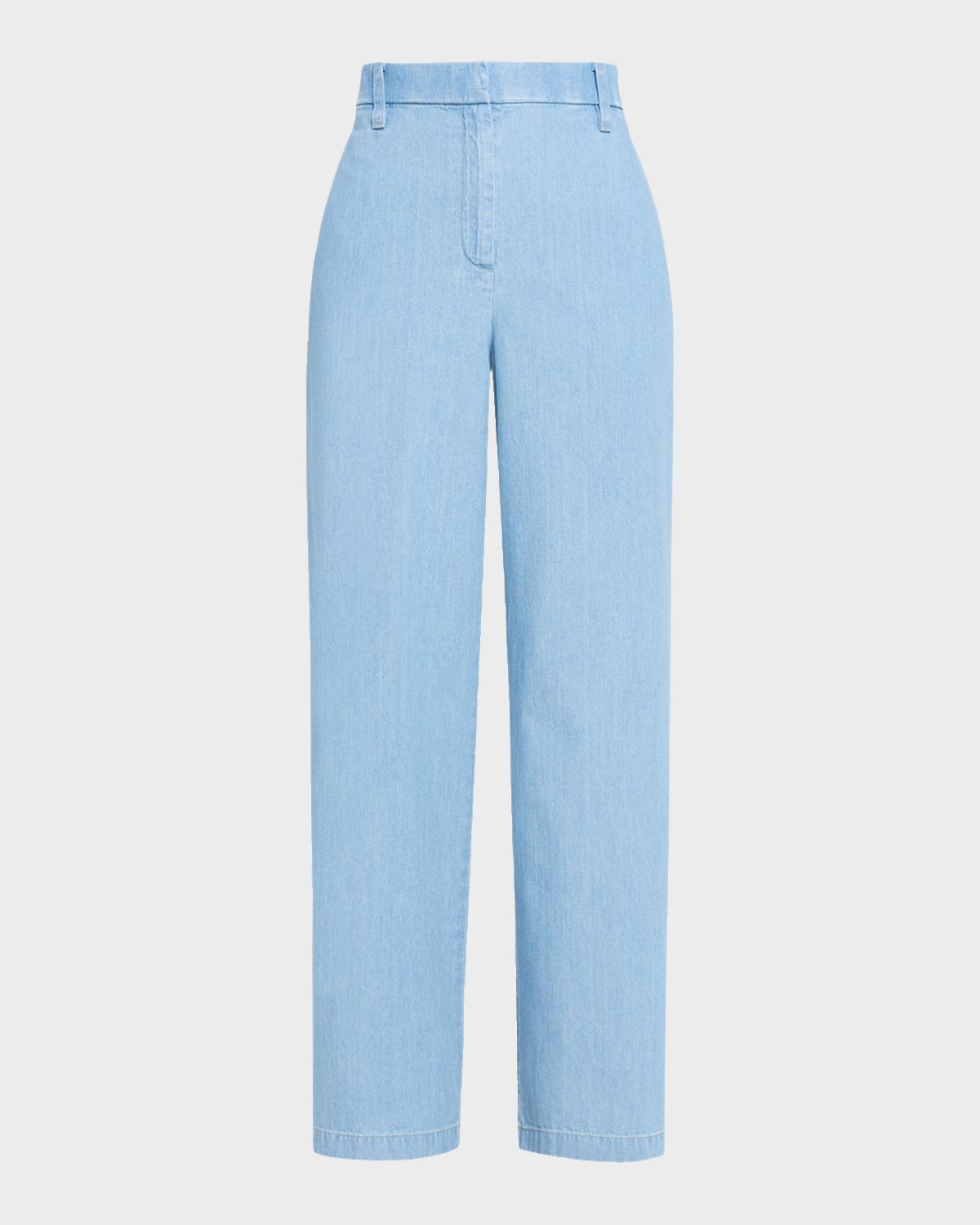 Eileen Fisher High-Rise Organic Cotton Denim Jeans