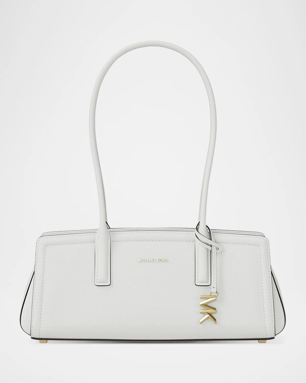 Laila Small Logo Leather Shoulder Bag
