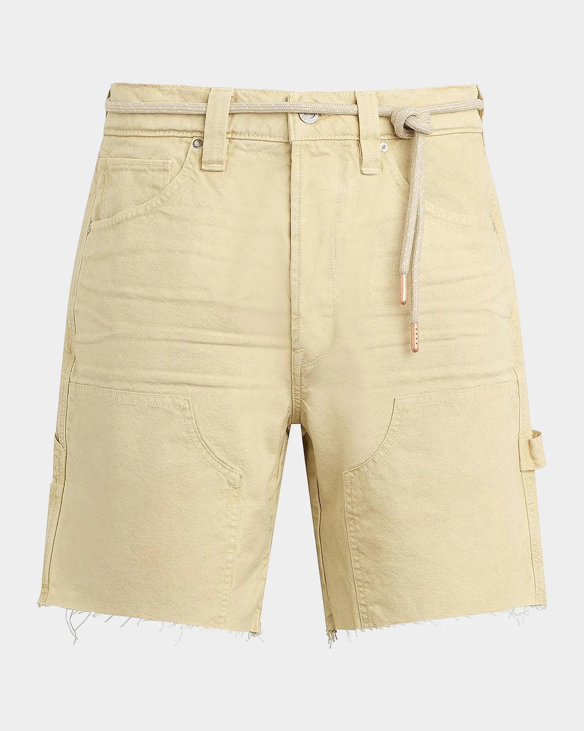 Hudson Men's Cotton Twill Belted Carpenter Shorts