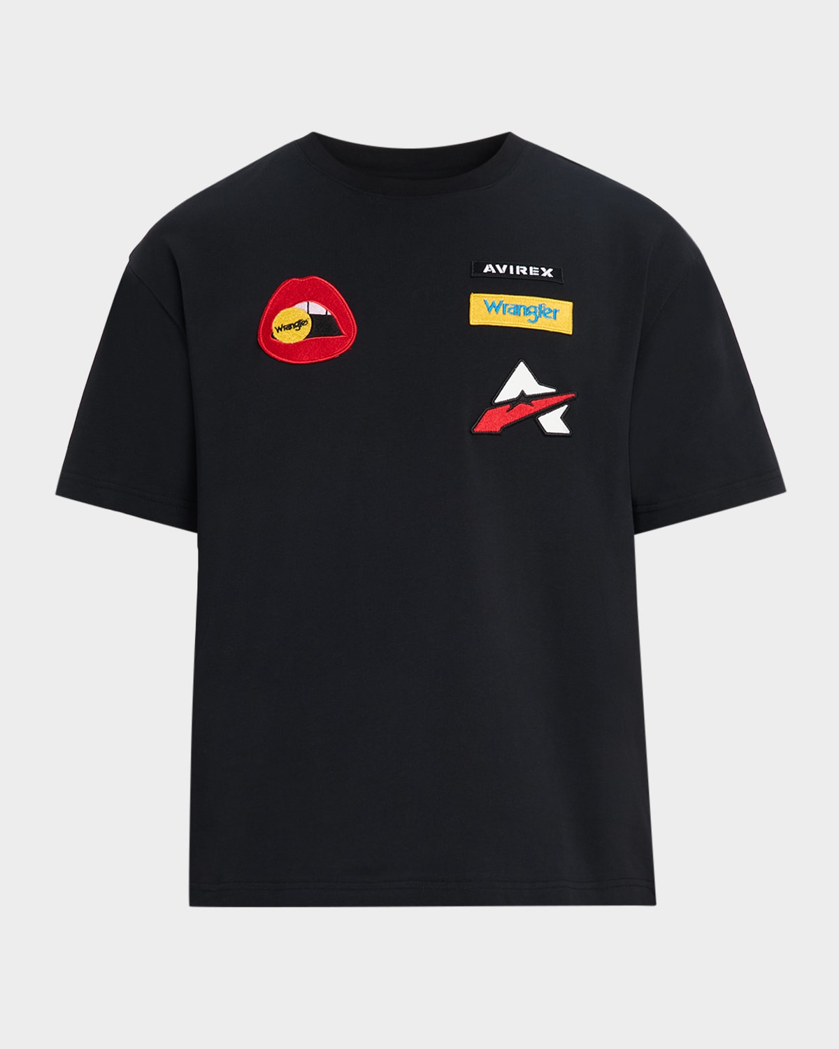 x Wrangle Men & apos;s Multi-Patch Crewneck T-Shirt