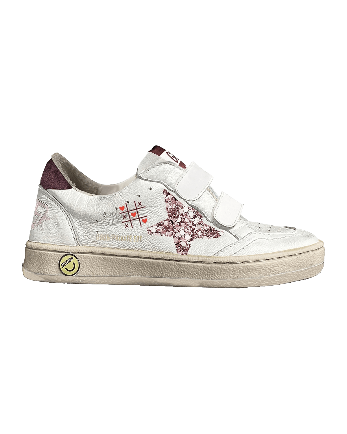 Golden Goose Girl 's Ballstar Leather Sneakers, Toddler/Kids | Thumbnail 2