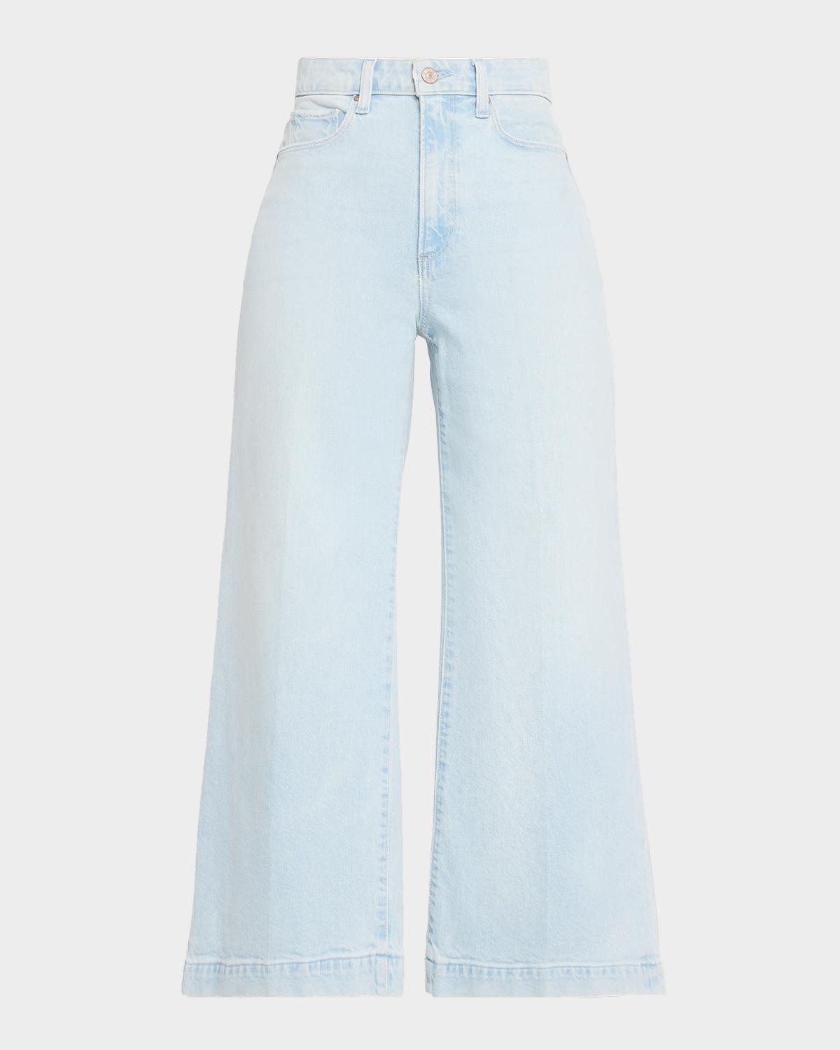PAIGE Harper High-Rise WIde-Leg Ankle Jeans
