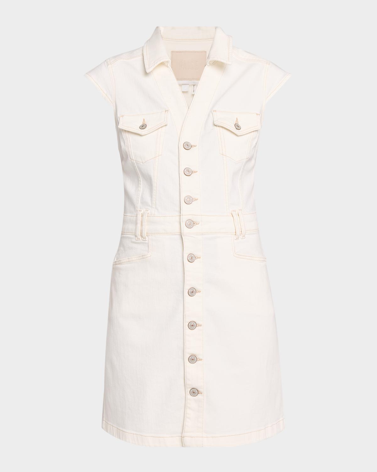 PAIGE Jaxsyn Denim Mini Dress