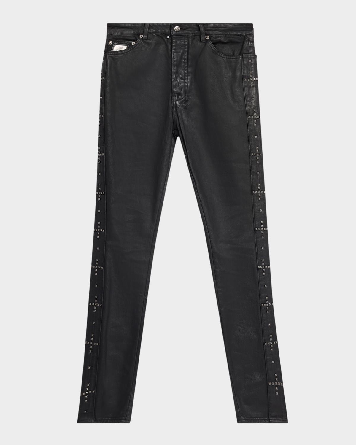 Ksubi Men's Van Winkle Plus Studded Skinny Jeans