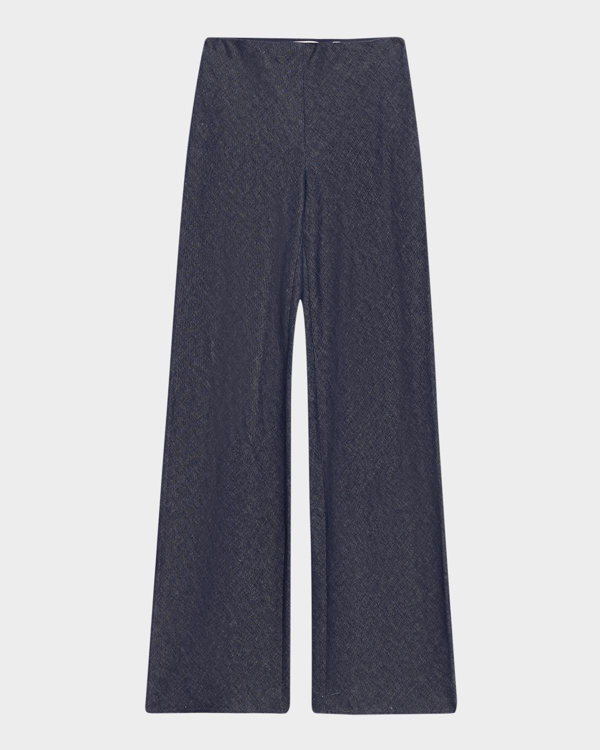 Vince Colette High-Rise Chambray Bias Pants