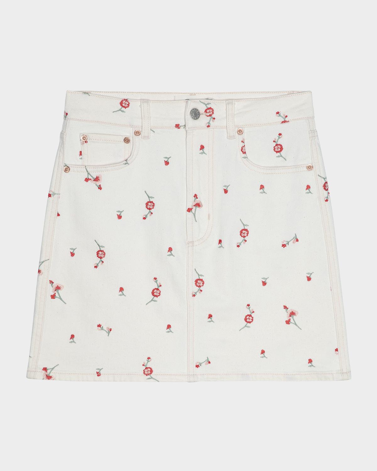 Rails Burbank Floral Denim Miniskirt