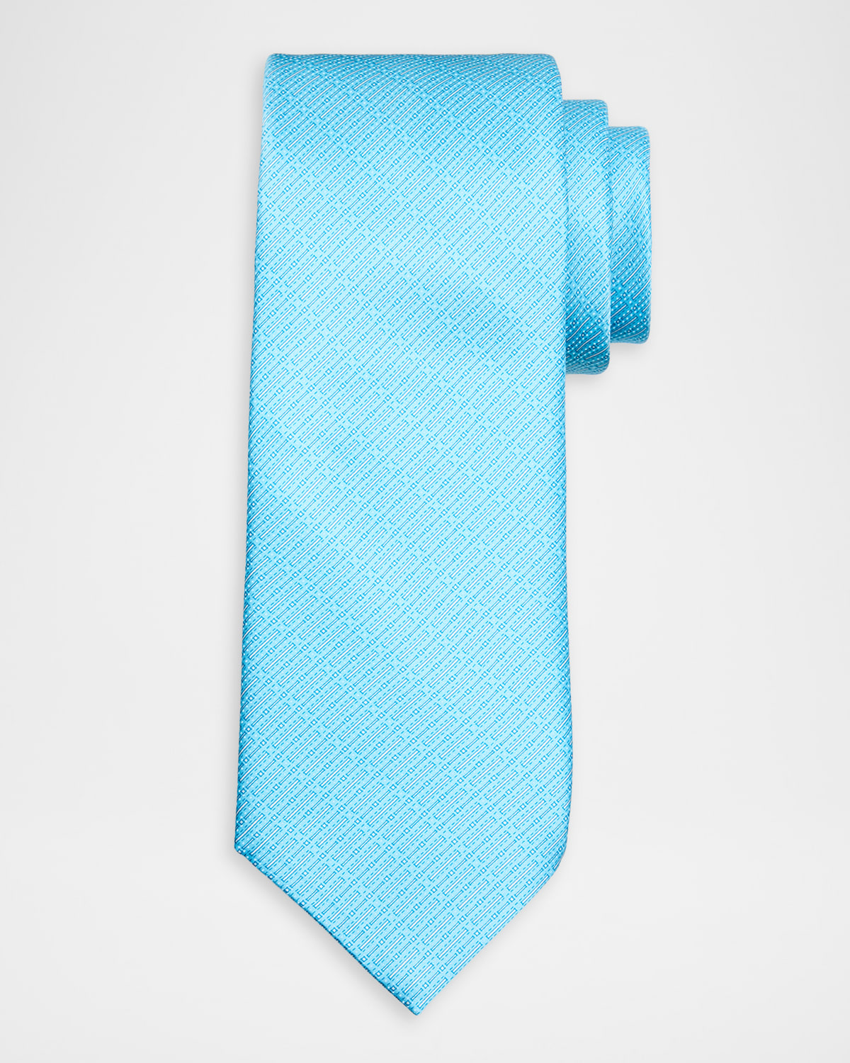 Stefano Ricci Men 's Dotted Line Silk Jacquard Tie