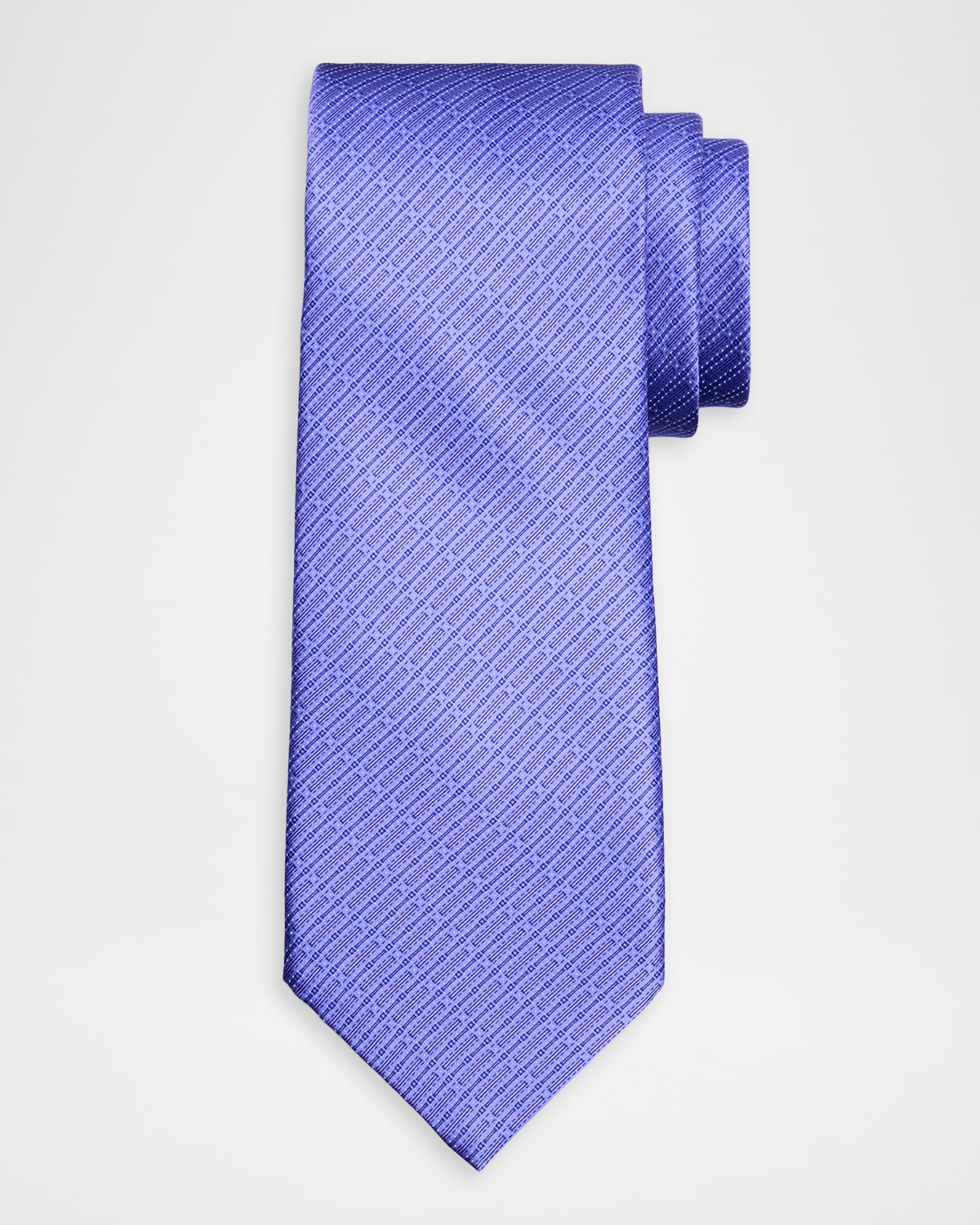 Stefano Ricci Men 's Dotted Line Silk Jacquard Tie | Thumbnail 4
