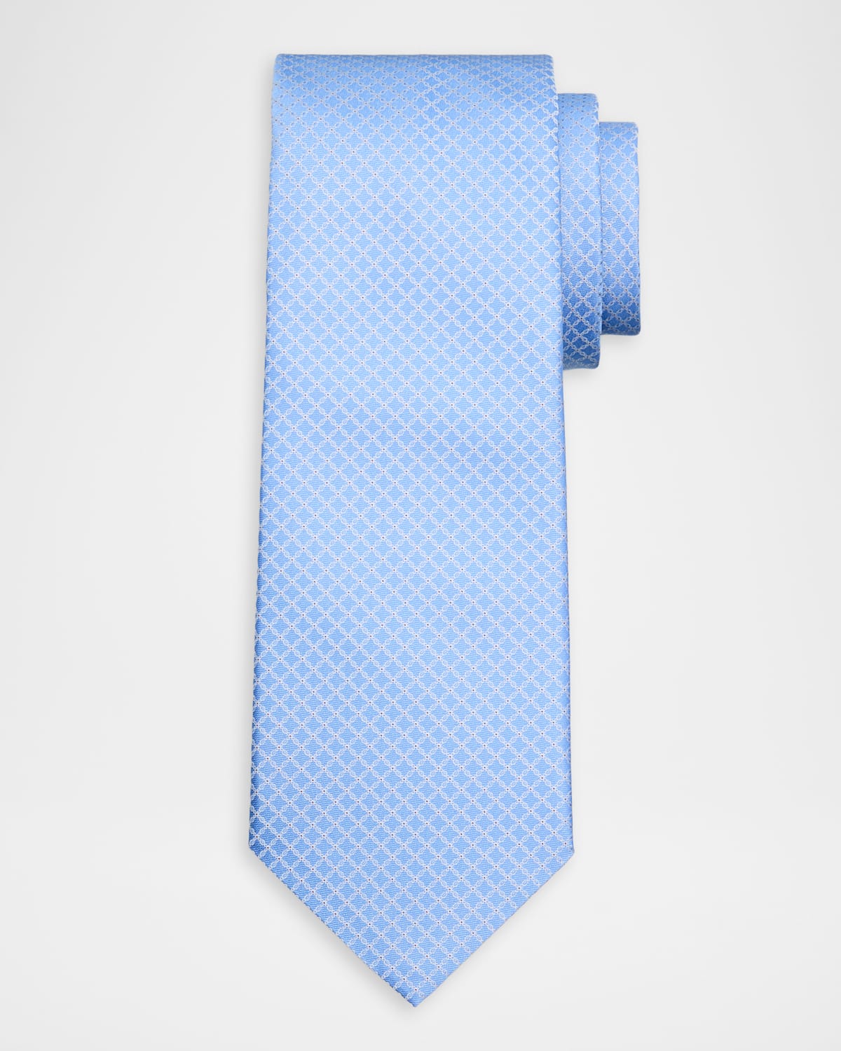 Stefano Ricci Men 's Diamond Check Silk Tie | Thumbnail 4 Stefano Ricci Men 's Diamond Check Silk Tie | Thumbnail 4