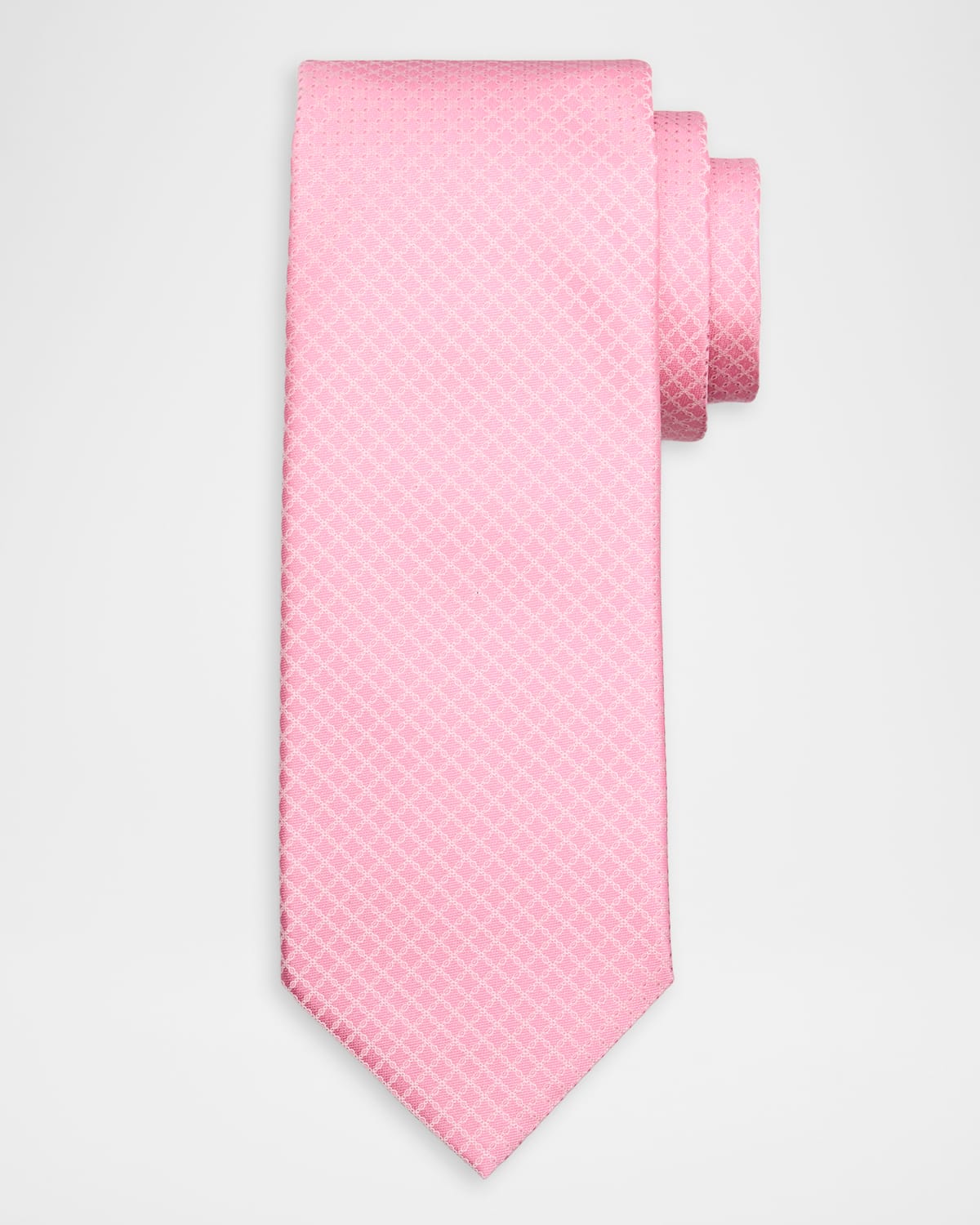 Stefano Ricci Men 's Diamond Check Silk Tie