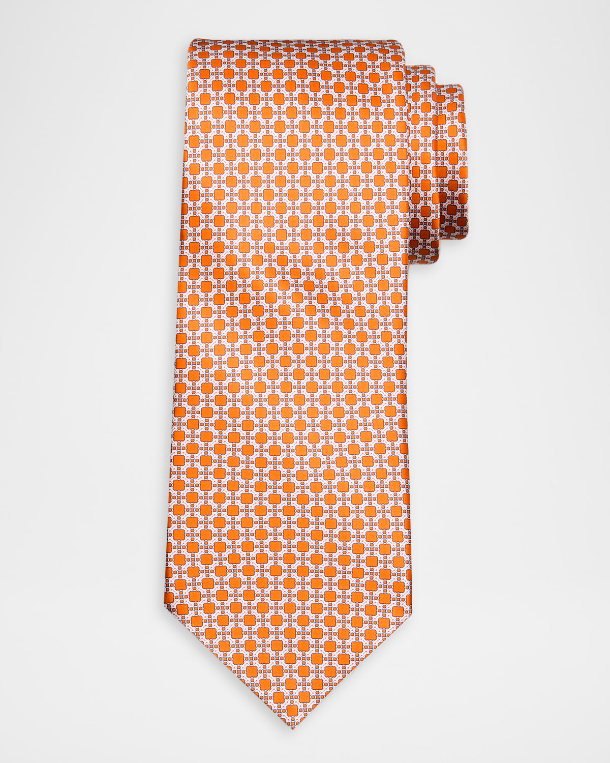 Stefano Ricci Men 's Geometric Square Silk Tie | Thumbnail 4