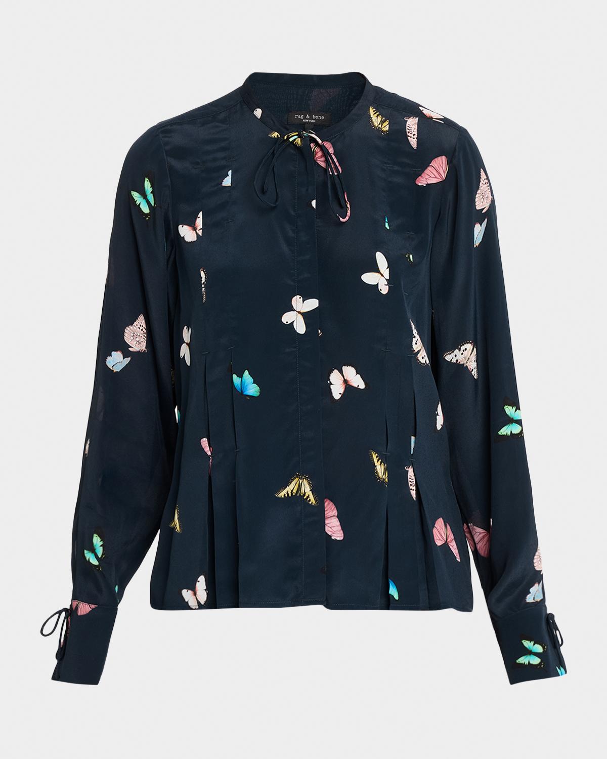 rag & bone Arden Floral Blouse