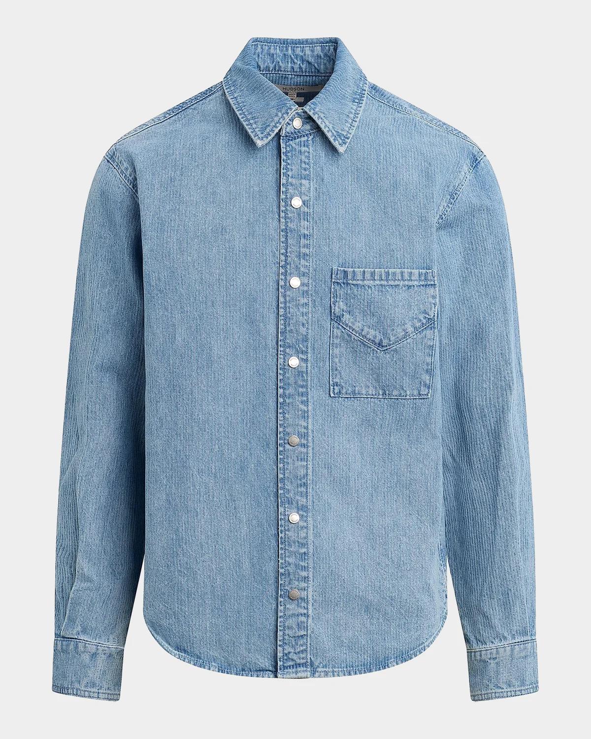 Hudson Men's Camden Denim Button-Down Shirt