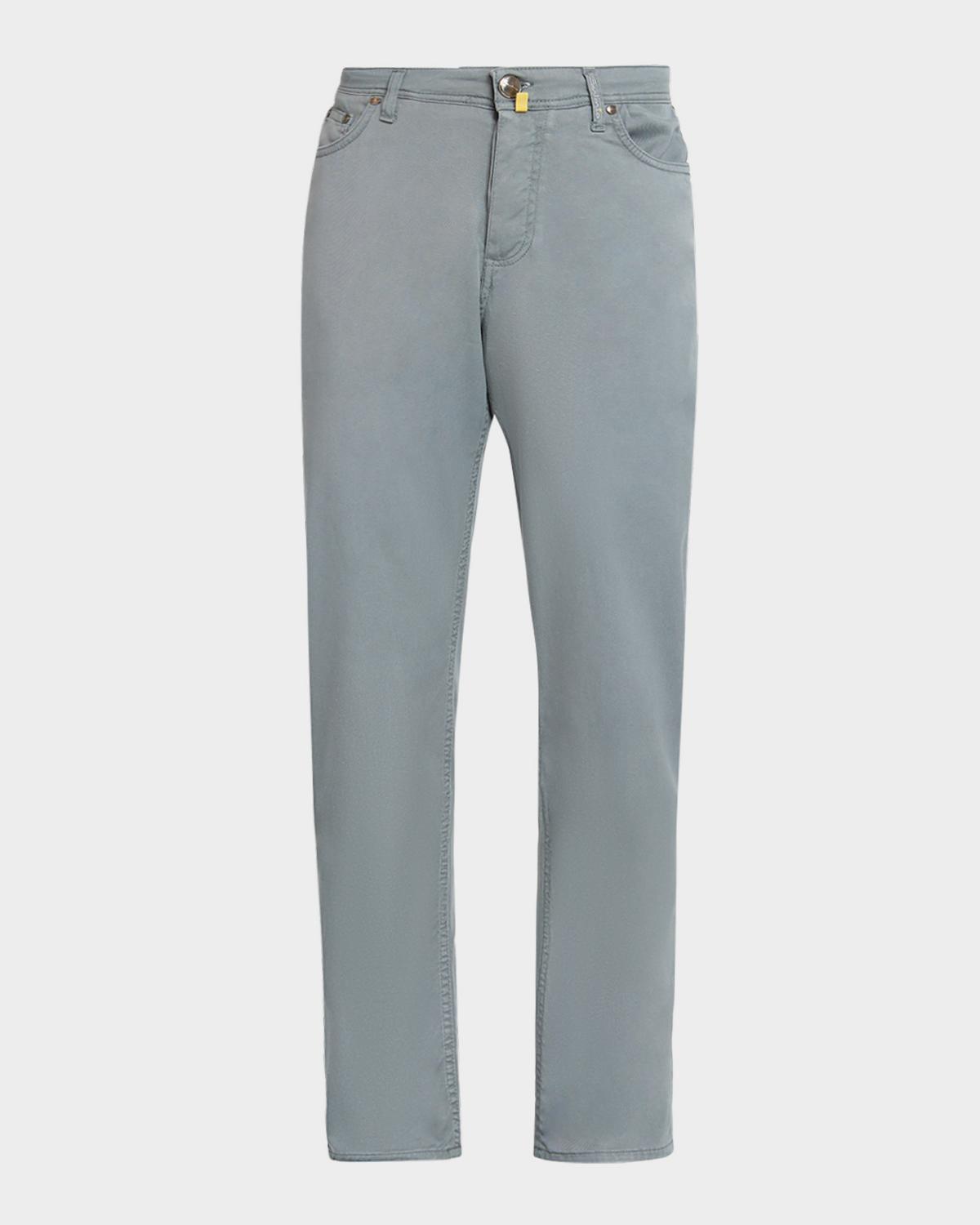 Sartorio Men's Cotton Stretch Slim Five-Pocket Pants