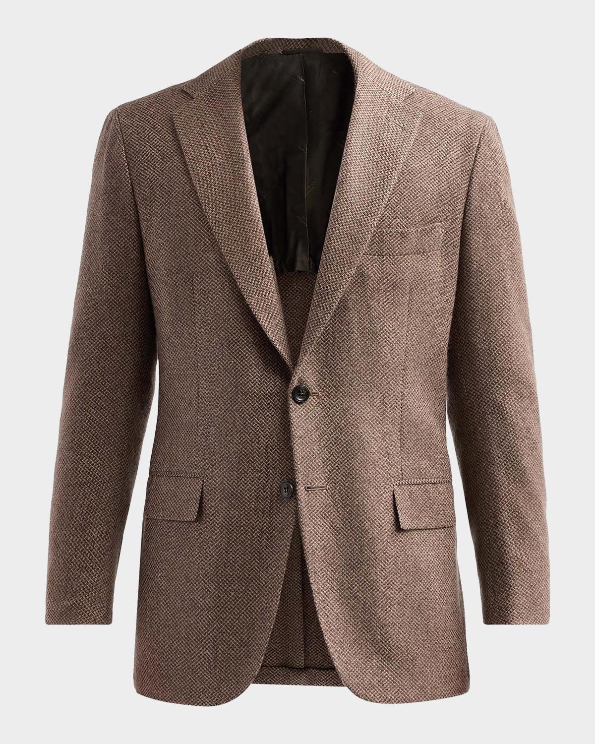 Kiton Men's Woven Cashmere Sport Coat
