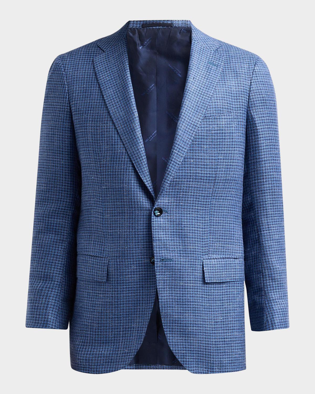 Kiton Men's Cashmere Houndstooth Sport Coat