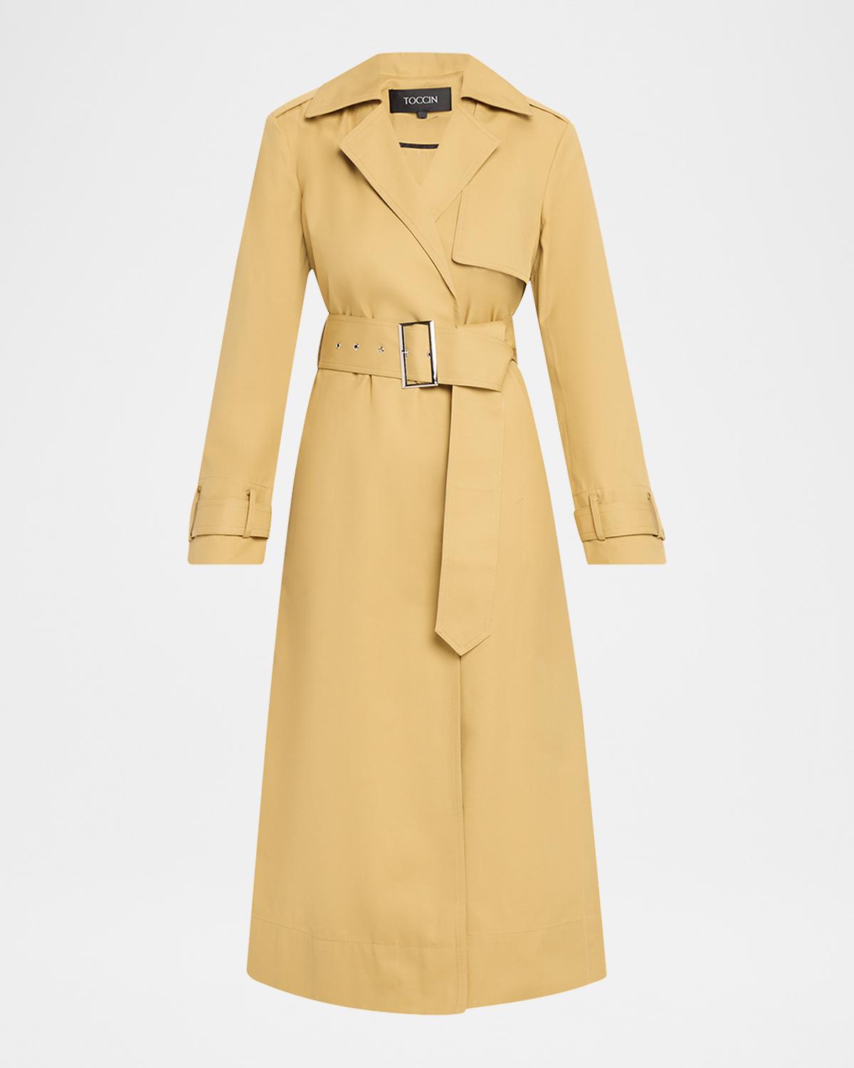 Toccin Declan Classic Belted Trench Coat
