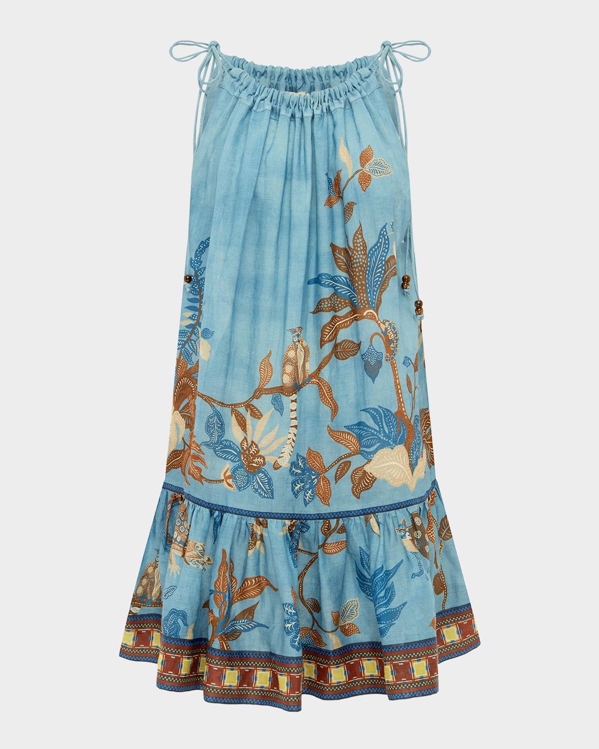 ALÉMAIS Georgie Ramie Mini Dress