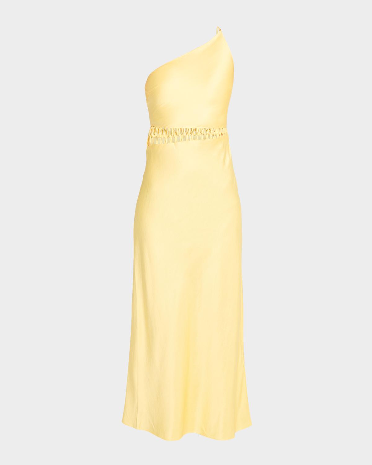 Significant Other Imali Cut-Out One-Shoulder Maxi Dress