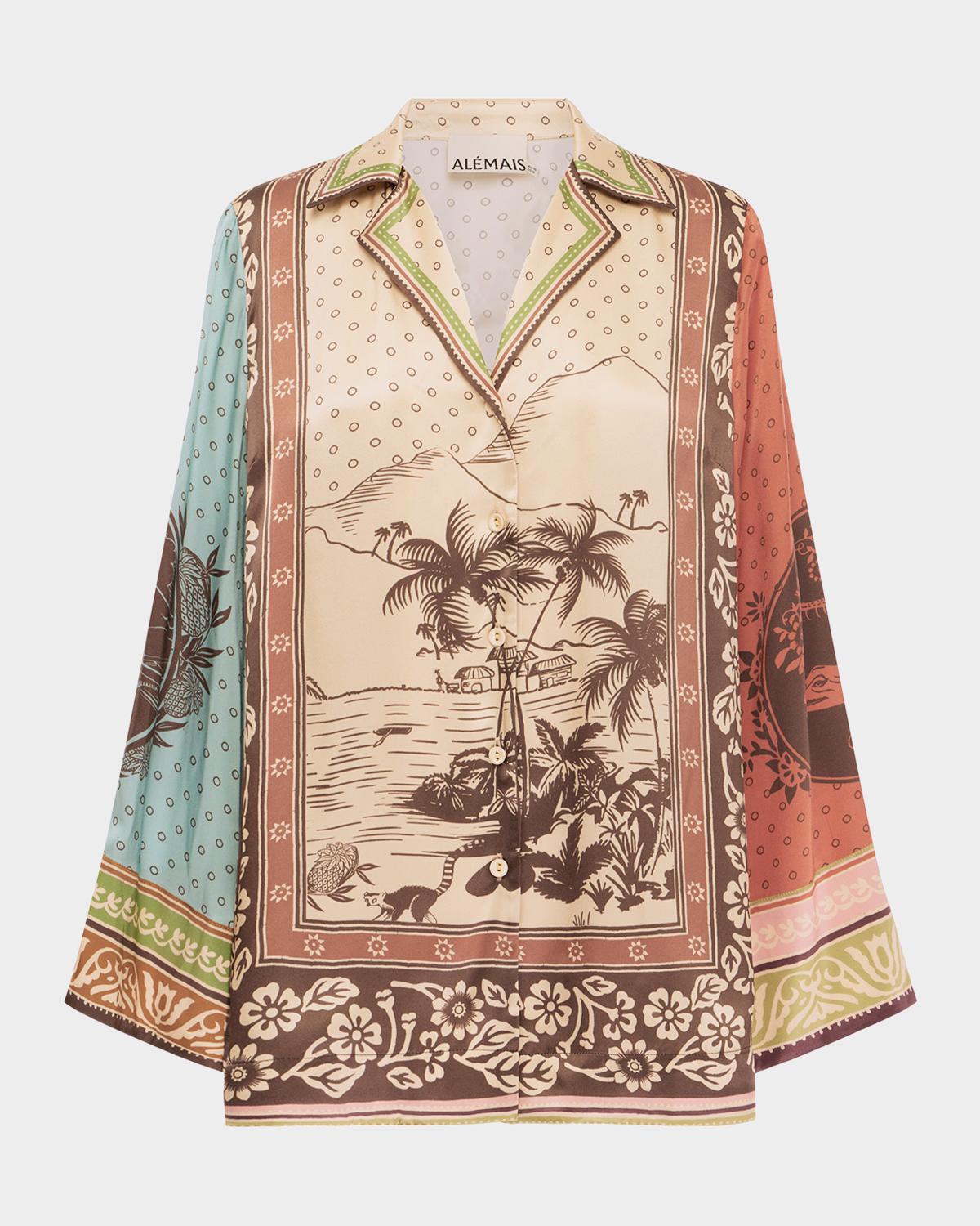 ALÉMAIS Alberta Silk Shirt