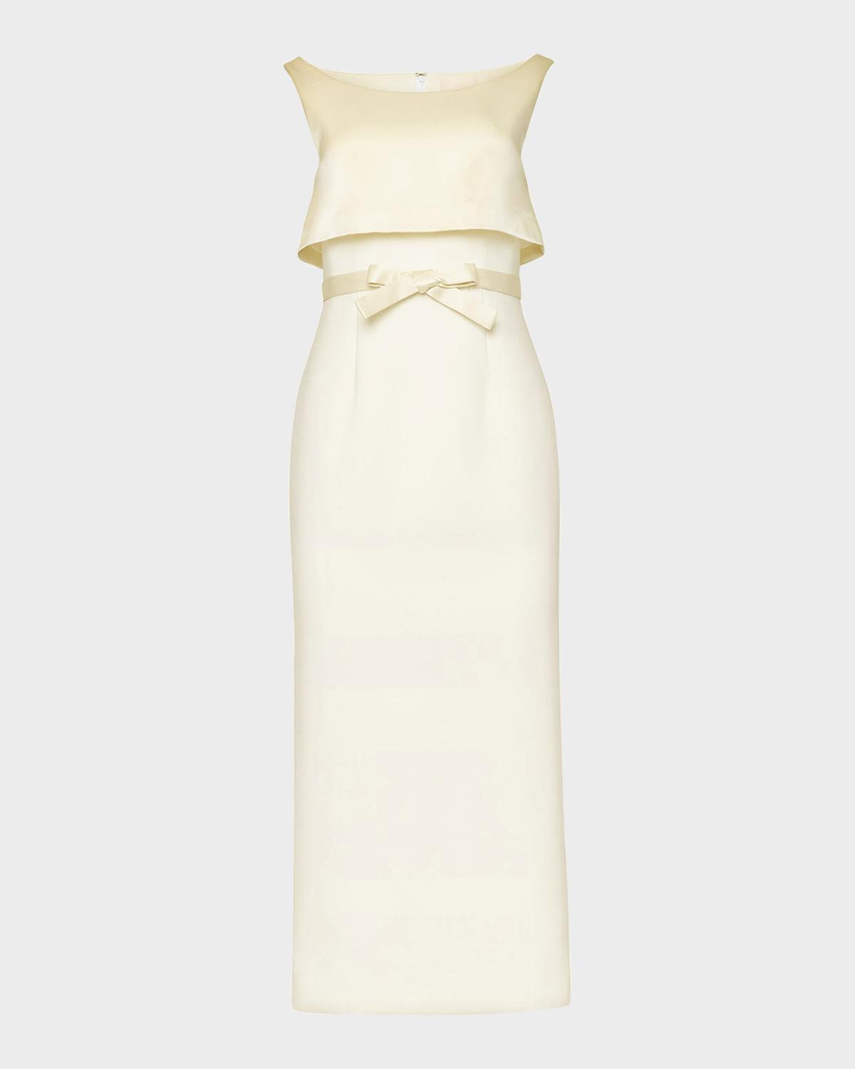 Cinq à Sept Mila Satin Bow Dress