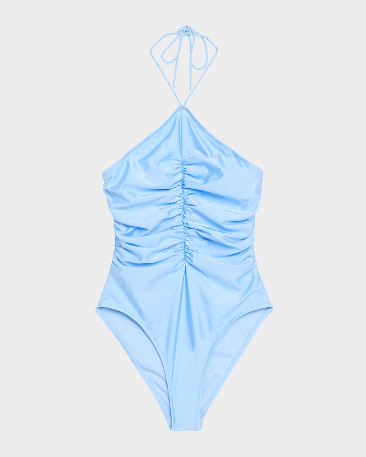 Solid and Striped The Mina Halter One-Piece Swimsuit