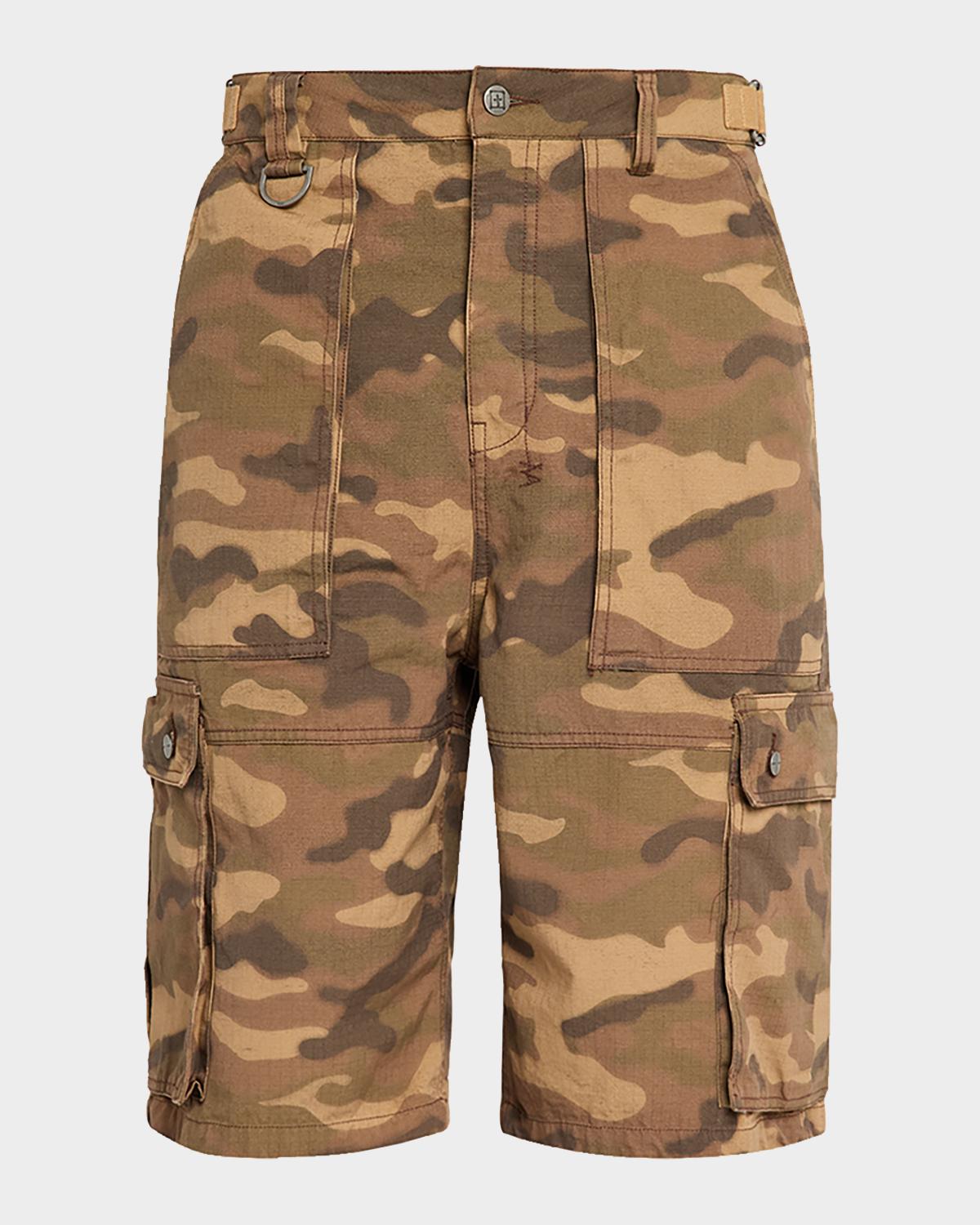 Ksubi Men's Troop Camo-Print Cargo Shorts