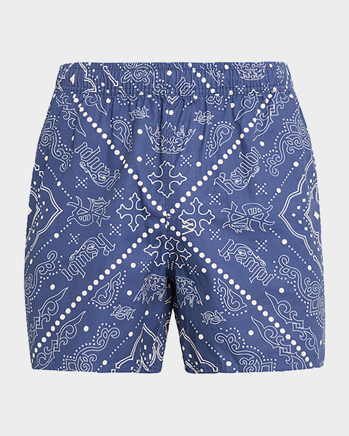 Ksubi Men's Printed Elasticized Swim Shorts