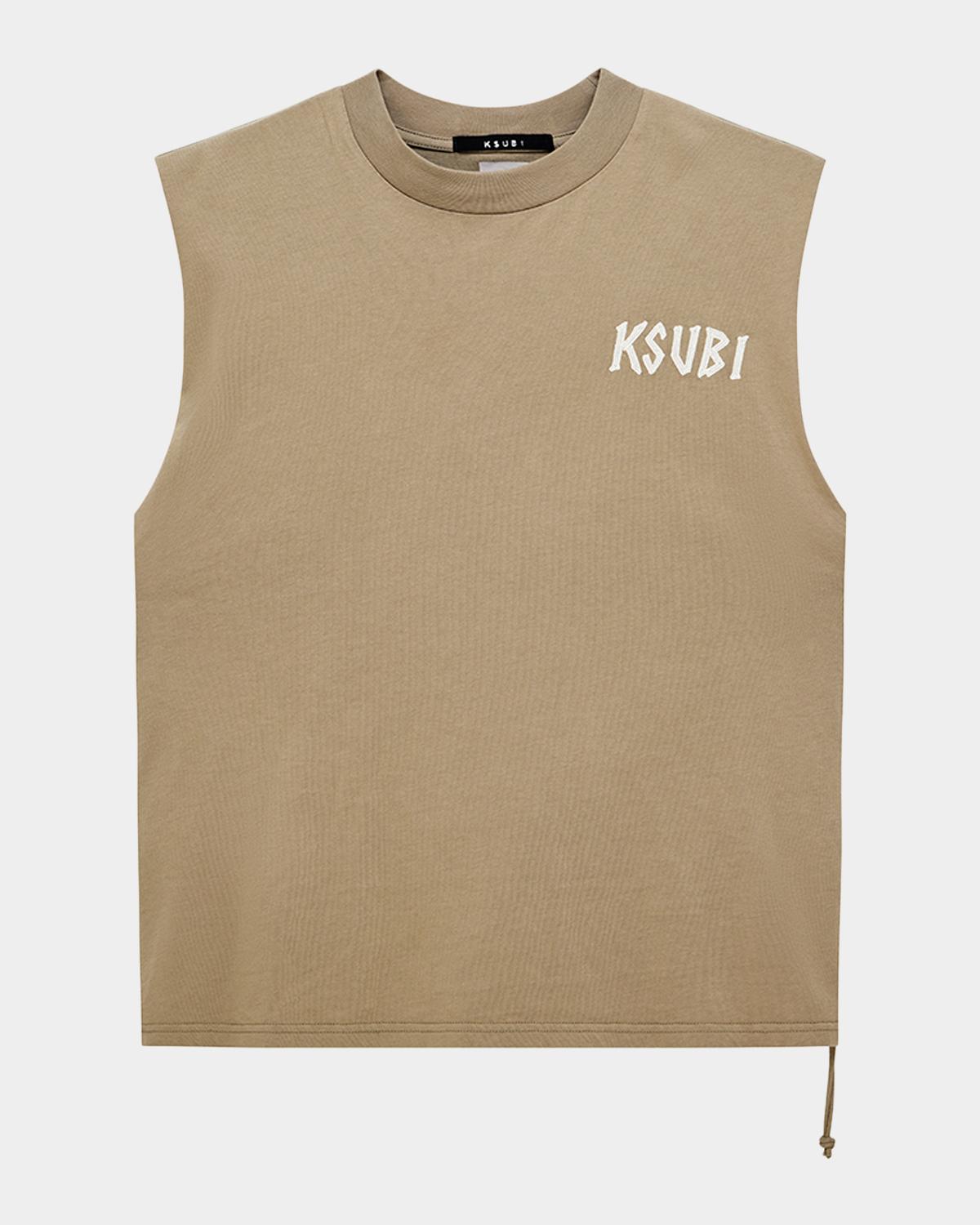 Ksubi Men's Cut Off Ekcess Oversized Sleeveless T-Shirt