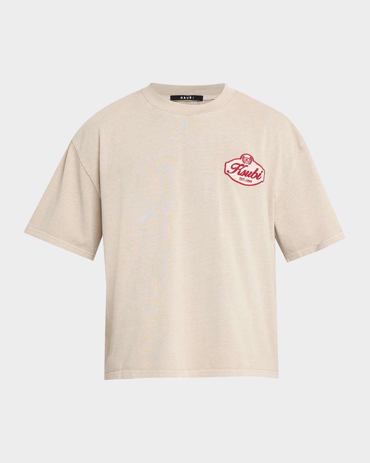 Ksubi Klasse Halen Logo Cotton Oversized T-Shirt