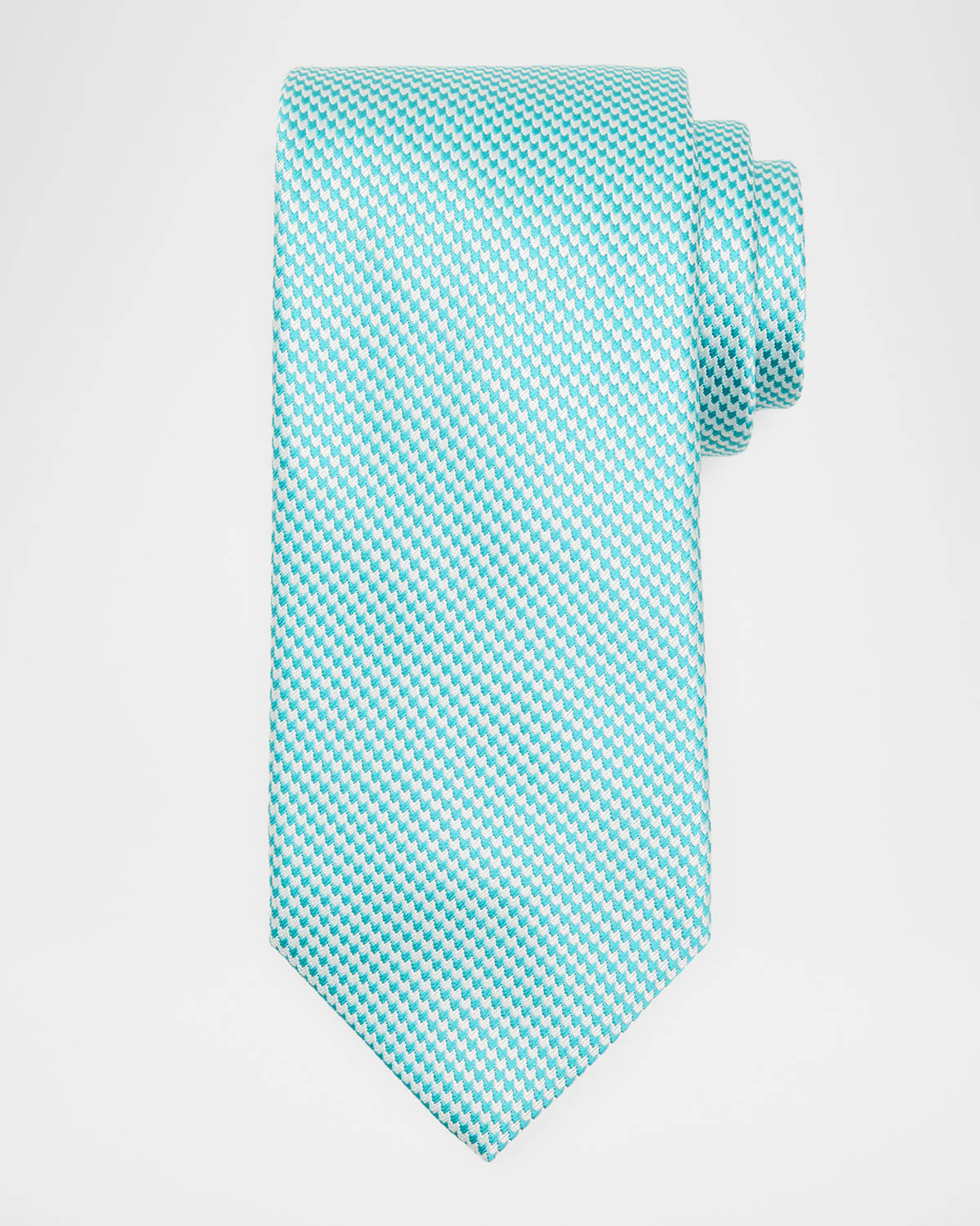 Brioni Men 's Micro-Woven Jacquard Silk Tie