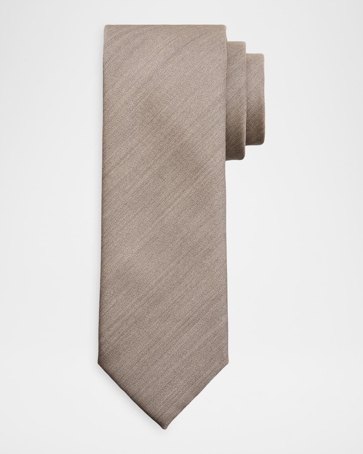 Brioni Men's Wool and Silk Woven Tie