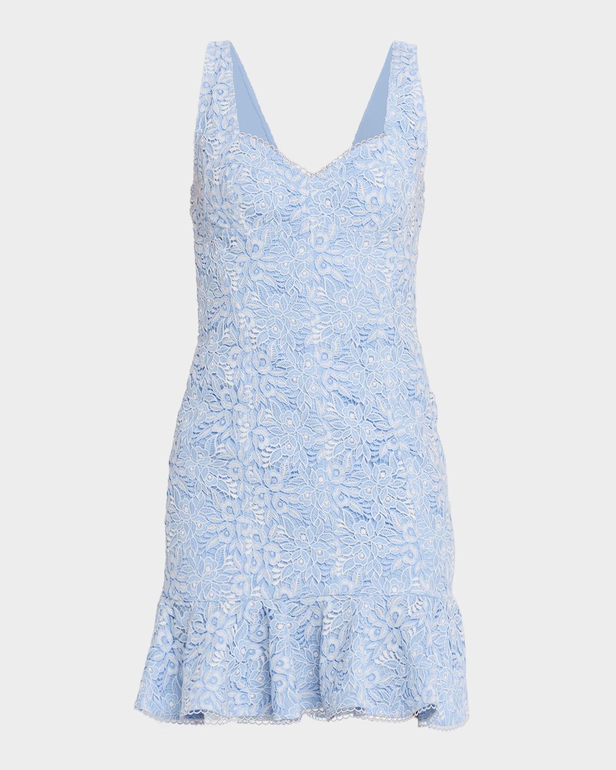 Generation Love Celena Two-Tone Lace Mini Dress