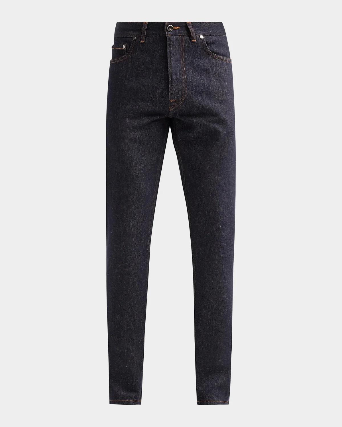 Isaia Men's Light Denim Slim Jeans