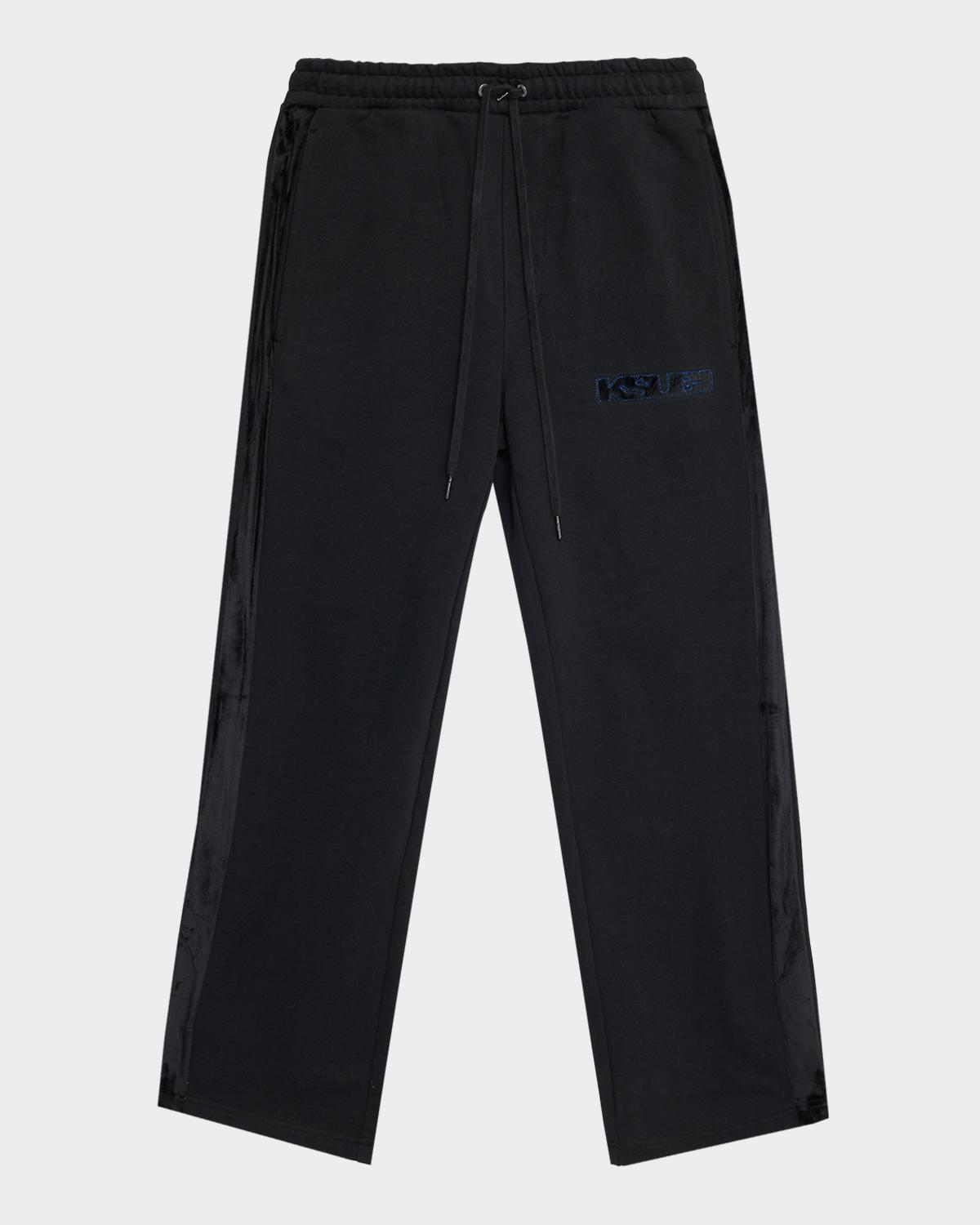 Ksubi Men's Embroidered Logo 4x4 Cotton Sweatpants