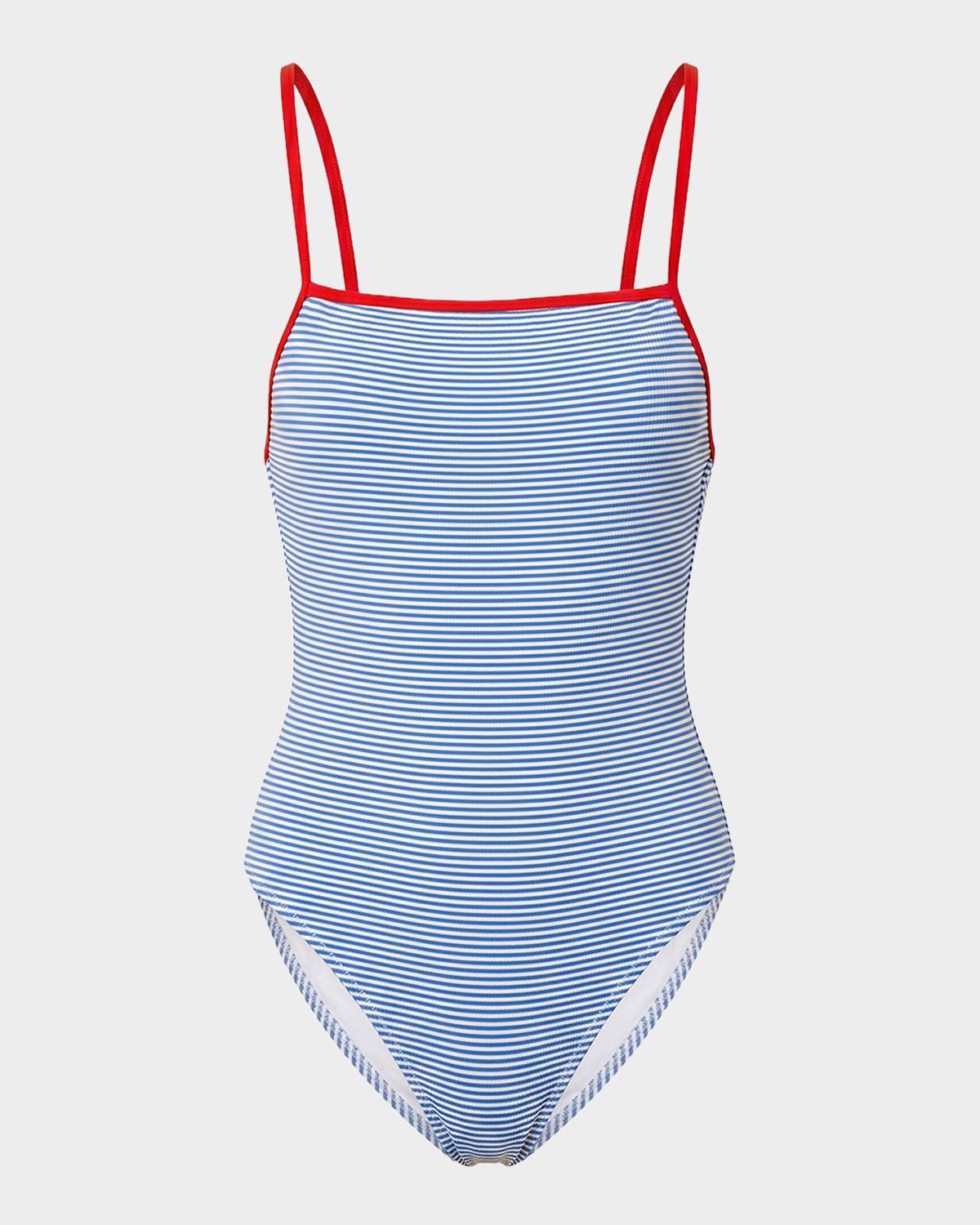 Solid and Striped The Renna Striped One-Piece Swimsuit