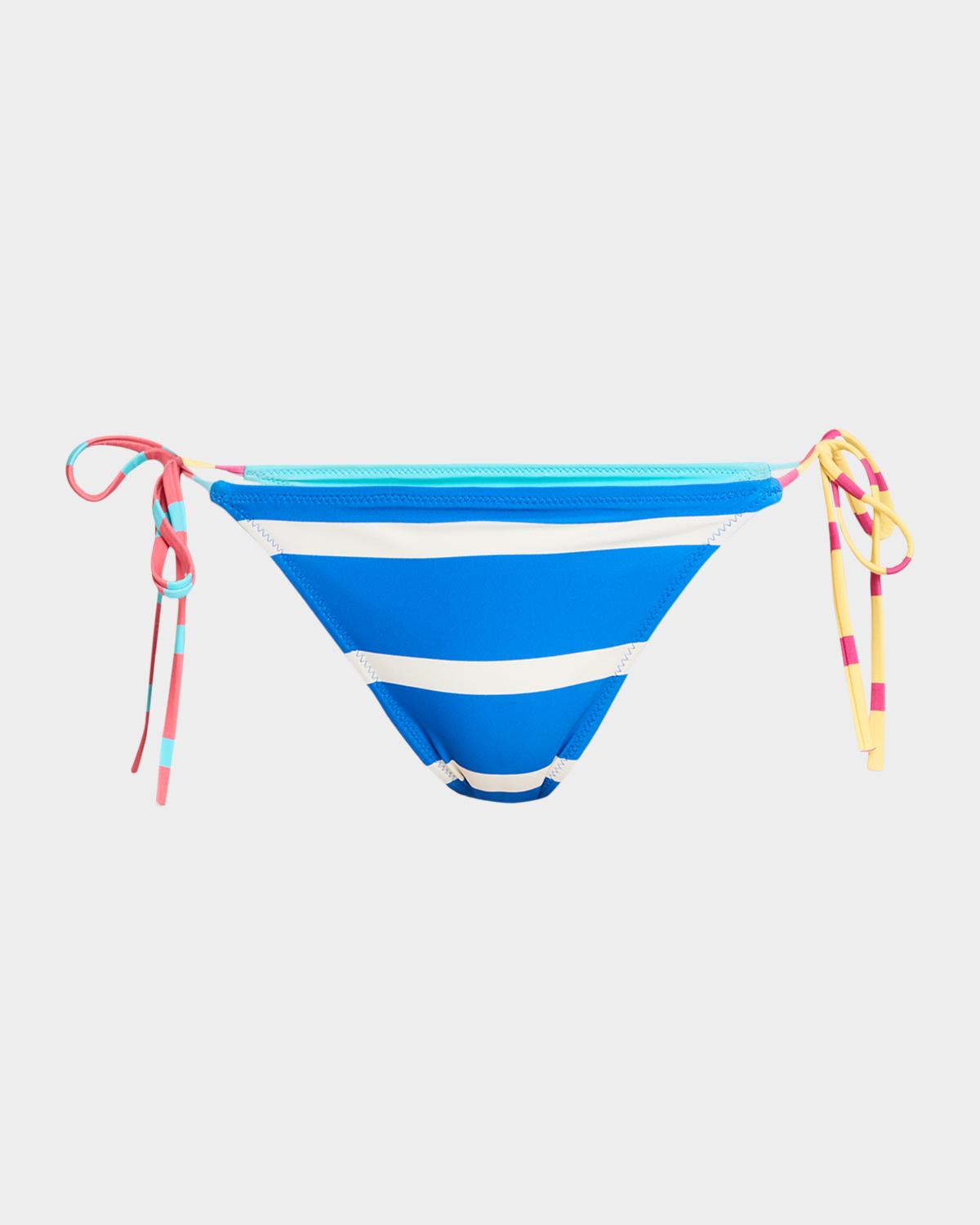 Solid and Striped The Iris Colorblock Stripe Bikini Bottoms