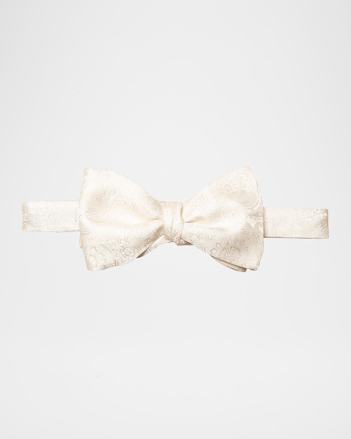 Eton Men's Paisley Woven Silk Bow Tie