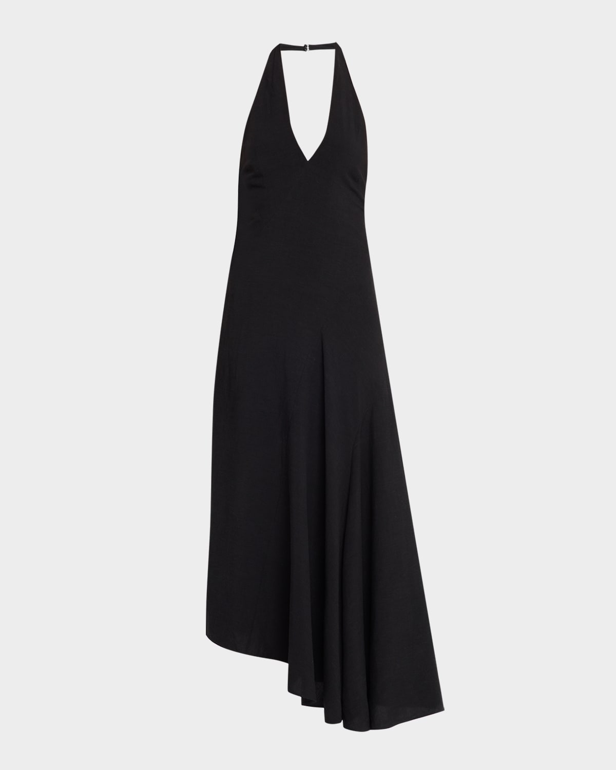 Celina Linen-Blend Halter Dress