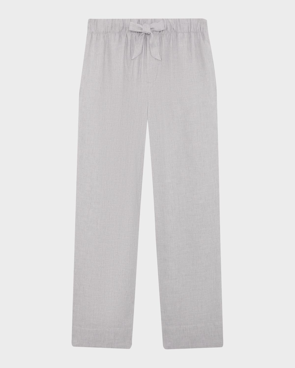 Frescobol Carioca Men's Oscar Linen & Cotton Drawstring Trousers