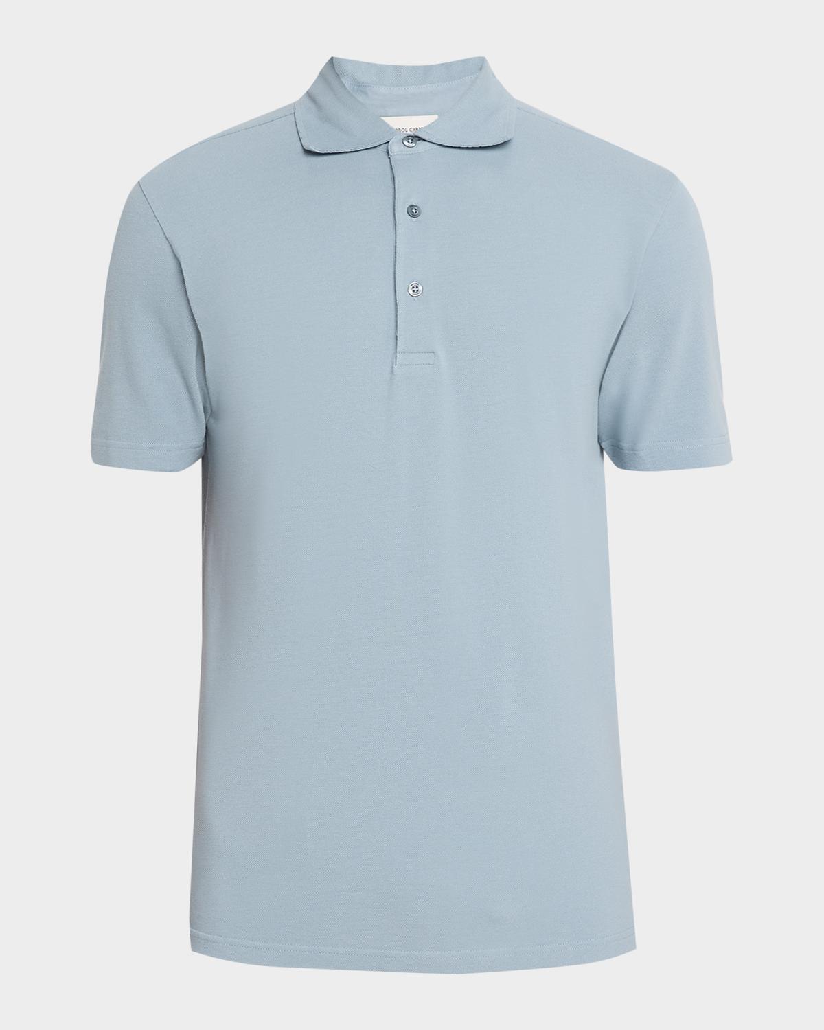 Frescobol Carioca Men's Luca Cotton Pique Polo Shirt