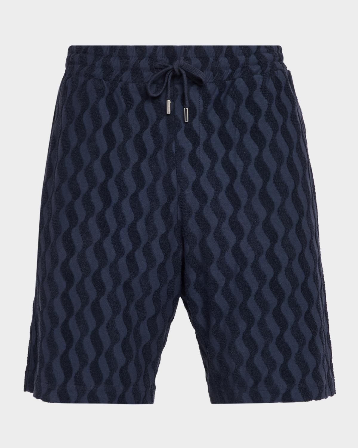 Frescobol Carioca Men's Augusto Listra Jacquard Drawstring Shorts