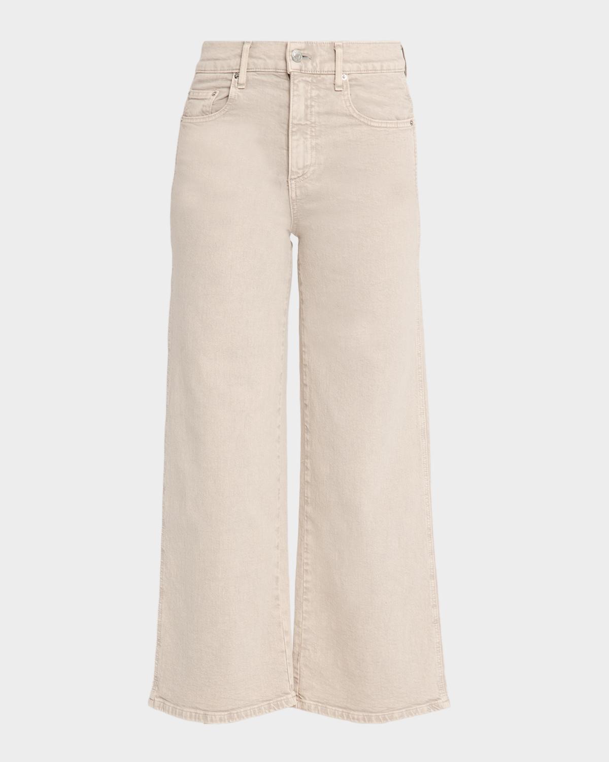 LE JEAN Juliette Wide-Leg Ankle Jeans